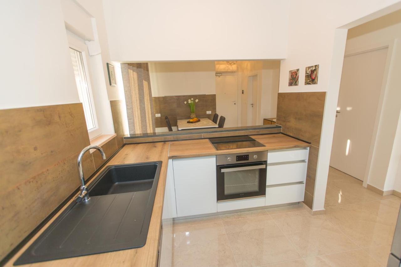 Casa Lidia - Modern & Spacious & Few Steps To Beach & Breathtaking View Zaton  Exterior foto
