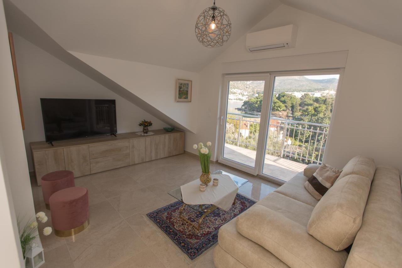 Casa Lidia - Modern & Spacious & Few Steps To Beach & Breathtaking View Zaton  Exterior foto